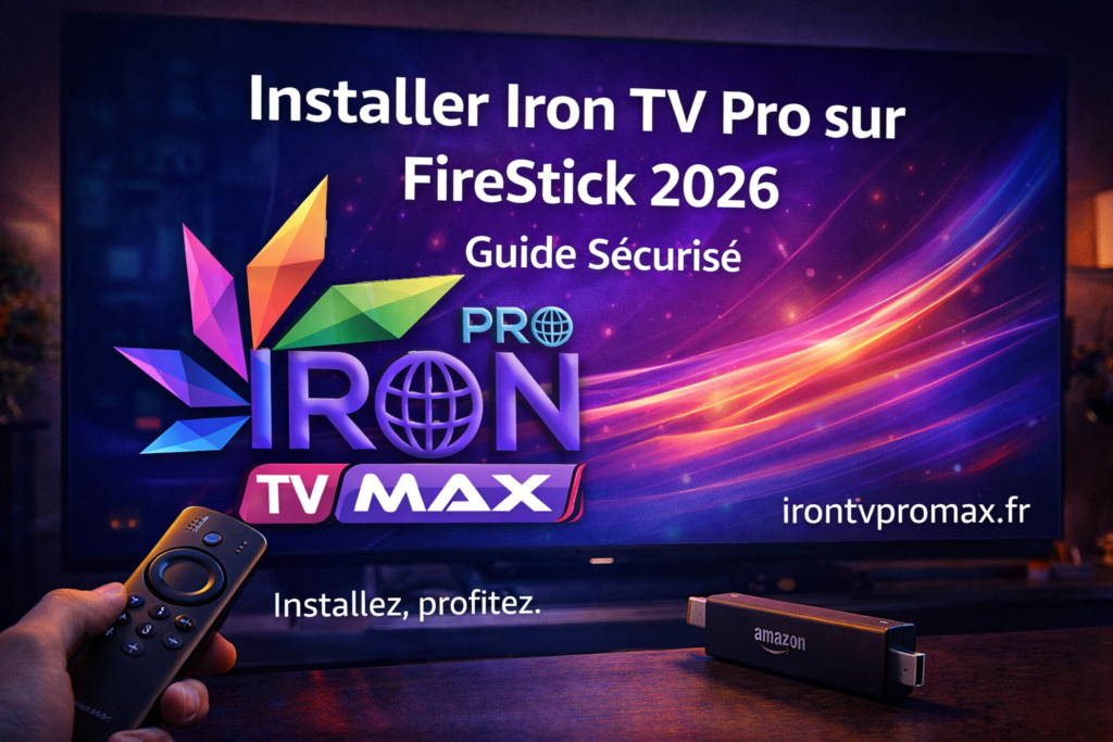 Installer Iron TV Pro sur FireStick 2026 avec Iron TV Pro APK en toute sécurité