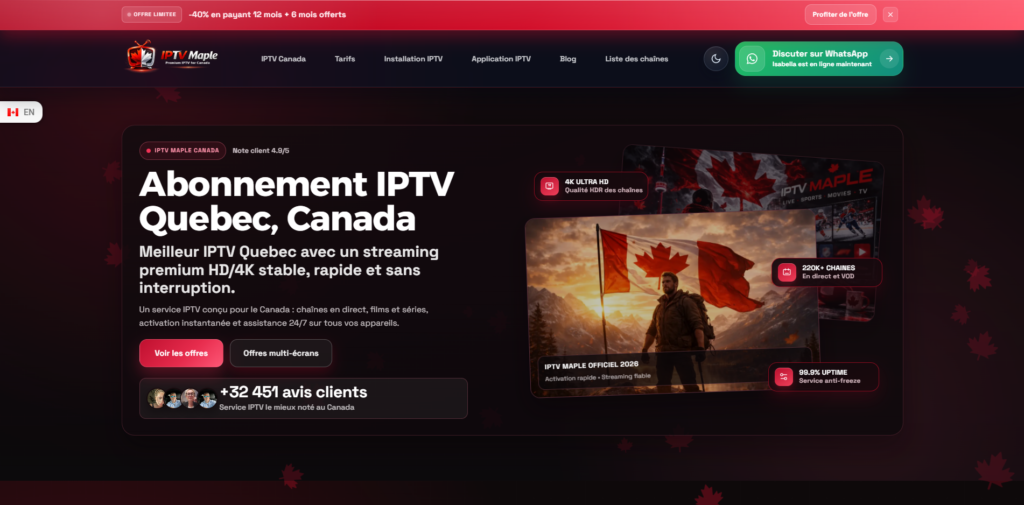 les services IPTV Québec