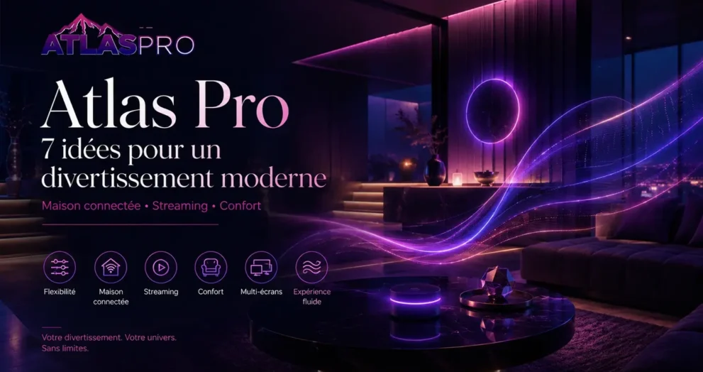 Atlas Pro et divertissement moderne à la maison en France