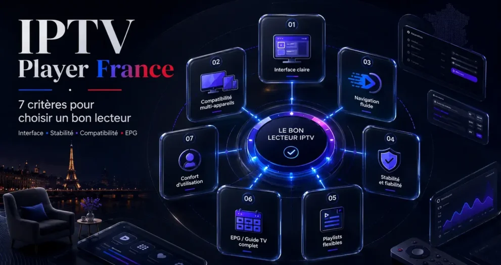 IPTV Player France 7 critères pour choisir un bon lecteur IPTV