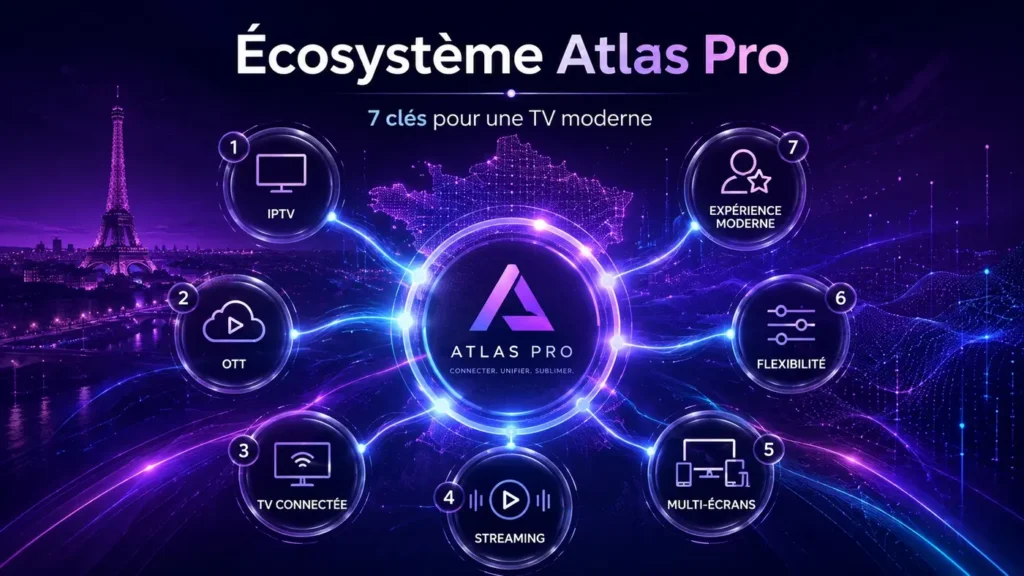 Écosystème Atlas Pro et 7 clés pour une TV moderne