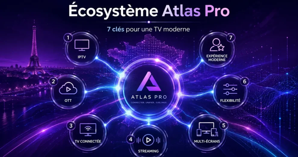 Écosystème Atlas Pro et 7 clés pour une TV moderne